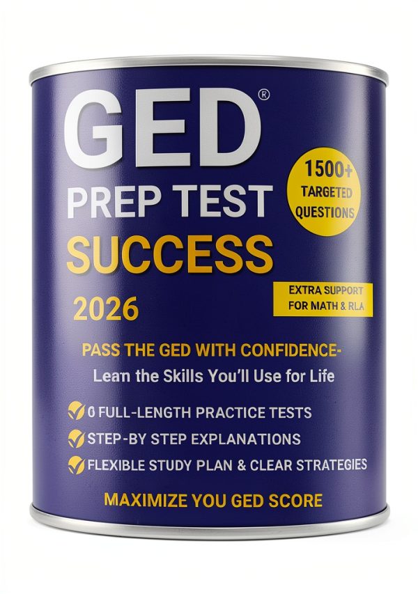 GED Test Guide Kindle Edition by ExamPrep 328-Page Study Book-0