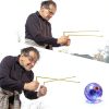 4 Pcs Ghost Hunting Dowsing Rods Copper Set Pen Shaped Gold Spirit Rods Water Divining Rods with Paranormal Dowsing Pendulum LED Light up Cat Ball for Ghost Hunting Party Detect Gold Water Treasure-5