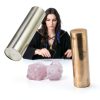 Pharaoh Solid Copper Zinc Rods 99.9% Cu & 99.99% Zn with Rose Quartz-1