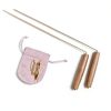 Copper Dowsing Rods Kit nuuubik Handles and Brass Karnak Pendulum-0