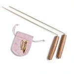 Copper Dowsing Rods Kit nuuubik Handles and Brass Karnak Pendulum-0
