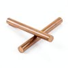 2Pcs 99.9% Pure Copper Round Rod 0.4"(10mm) Dia 3.9" Length Bare Copper Cu Metal Rod Solid Coppers Rods for Metal DIY Craft Hobbies Industry Decoration-4