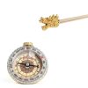 Copper Feng Shui Dowsing Rod Set with Dragon Head Design and Compass Portable Water Detection Tool for Home and Outdoor Use-7