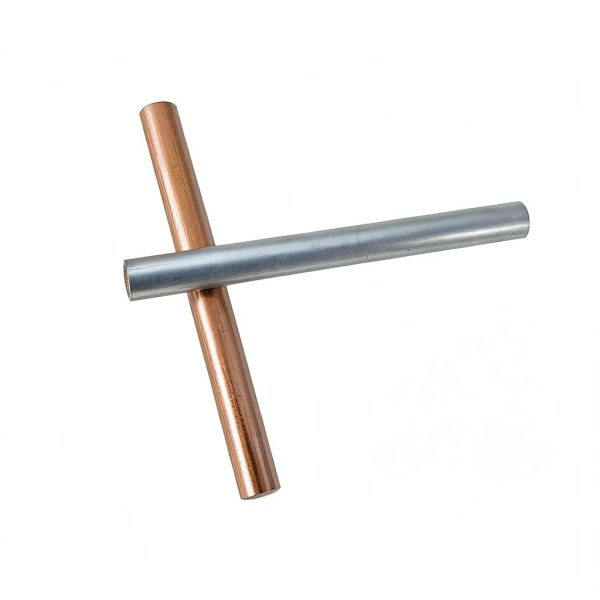 HWYEE 99.995% Pure Copper Zinc Rods 2PCS 3/8" (10mm) x 4" (102mm) Bar-1