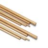 5-Pack Copper Round Rod 2,3,4,5,6mm Dia. 100mm Length T2 Stock Solid Copper Rod Lathe Bar for Metal Crafts DIY/Gardening/Industry/Decoration Pure Tube-6