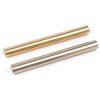2Pcs 99.9% Pure Copper Round Rod 0.4"(10mm) Dia 3.9" Length Bare Copper Cu Metal Rod Solid Coppers Rods for Metal DIY Craft Hobbies Industry Decoration-0