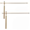 2 PCS Dowsing Rods Copper - Flexible Rotation Tool Dowsing Rods, Upgraded Divining Rods Detect Rods for Water Witching, Ghost Hunting, Finding Items, Paranormal, Yellow-1