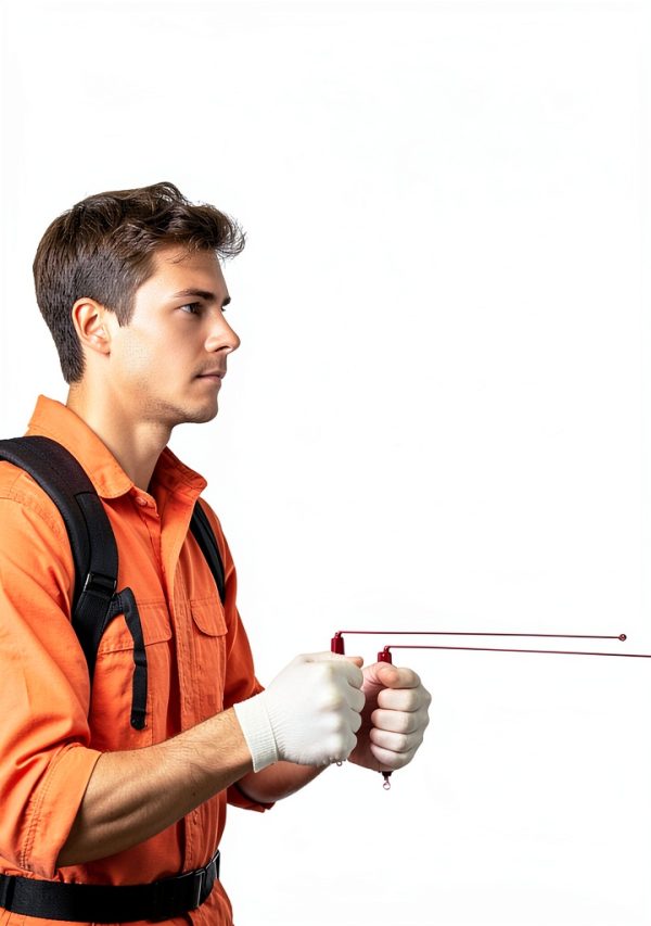 Copper Dowsing Rods Biomag 2-Piece Set with Wooden Handles-5