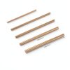 MECCANIXITY 2,3,4,5,6mm Diameter 100mm Length Solid Copper Round Rod Lathe Bar Stock for DIY Craft 5in 1set-1