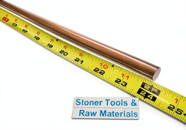 Stoner Metals 5/8 in C110 Copper Round Rod 24 in H04 Solid Lathe Bar-0