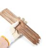 Therwen 20 Pcs Pure Copper Round Rod 4in x 3mm for DIY Metal Crafts-4