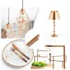 5-Pack Copper Round Rod 2,3,4,5,6mm Dia. 100mm Length T2 Stock Solid Copper Rod Lathe Bar for Metal Crafts DIY/Gardening/Industry/Decoration Pure Tube-5