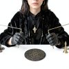 99.9% Copper Dowsing Rods Kit, Anglecai Spiritual Exploration Divination Tools 2PCS Divining Rods+Dowsing Pendulum + Divination Mat + Gloves + Bag for Ghost Hunting, Divining Water, Gold, Treasure-5