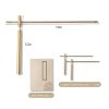 2 PCS Dowsing Rods Copper - Flexible Rotation Tool Dowsing Rods, Upgraded Divining Rods Detect Rods for Water Witching, Ghost Hunting, Finding Items, Paranormal, Yellow-4