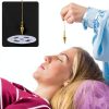 4 Pcs Ghost Hunting Dowsing Rods Copper Set Pen Shaped Gold Spirit Rods Water Divining Rods with Paranormal Dowsing Pendulum LED Light up Cat Ball for Ghost Hunting Party Detect Gold Water Treasure-6