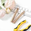 2Pcs 99.9% Pure Copper Round Rod 0.4"(10mm) Dia 3.9" Length Bare Copper Cu Metal Rod Solid Coppers Rods for Metal DIY Craft Hobbies Industry Decoration-3