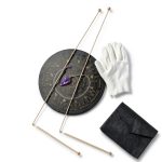 Biomag Copper Dowsing Rods Kit 2-Piece 99.9% Pure Set B Water Gold-0