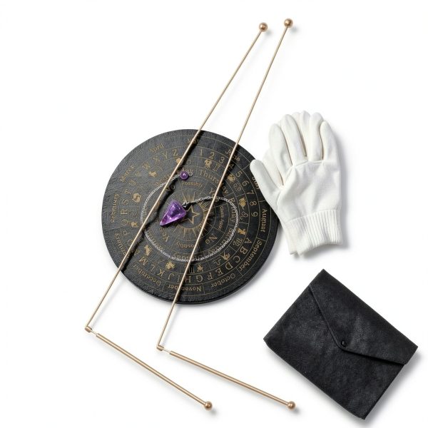 Biomag Copper Dowsing Rods Kit 2-Piece 99.9% Pure Set B Water Gold-0
