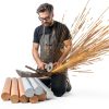 HWYEE 99.995% Pure Copper Zinc Rods 2PCS 3/8" (10mm) x 4" (102mm) Bar-5