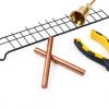 2Pcs 99.9% Pure Copper Round Rod 0.4"(10mm) Dia 3.9" Length Bare Copper Cu Metal Rod Solid Coppers Rods for Metal DIY Craft Hobbies Industry Decoration-6
