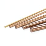 MECCANIXITY 2,3,4,5,6mm Diameter 100mm Length Solid Copper Round Rod Lathe Bar Stock for DIY Craft 5in 1set-0