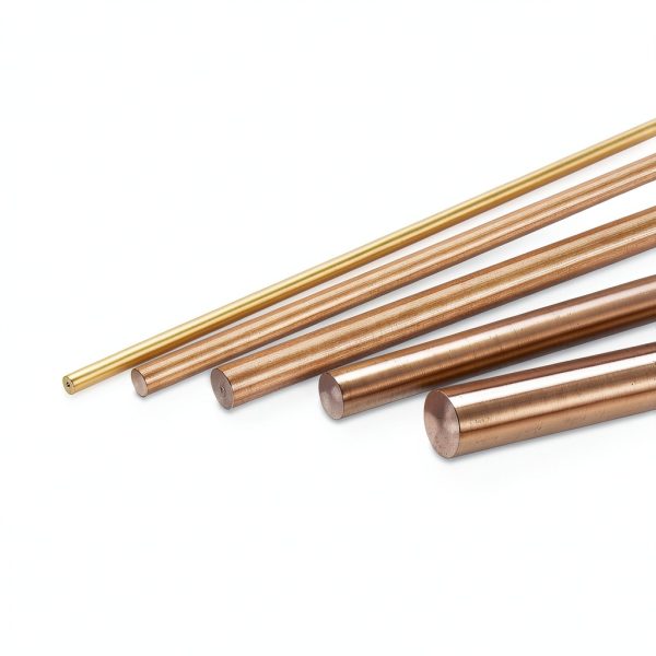 MECCANIXITY 2,3,4,5,6mm Diameter 100mm Length Solid Copper Round Rod Lathe Bar Stock for DIY Craft 5in 1set-0