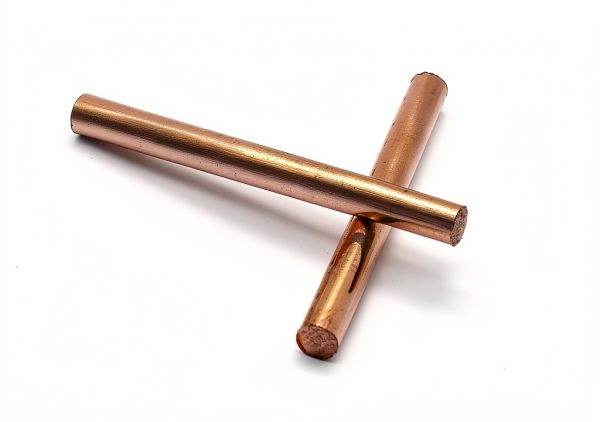 2PCS 10mm Pure Copper Rod by KOLAMOON – 99.9% Metal, 100mm Length-0