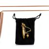 99.99% Copper Dowsing Rods - 2PCS Wooden Handle Dowsing Rods with Solid Brass Karnak Pendulum and Velvet Bag for Convenient Storage - for Searching Water, Gold, Minerals, Lost Things-0