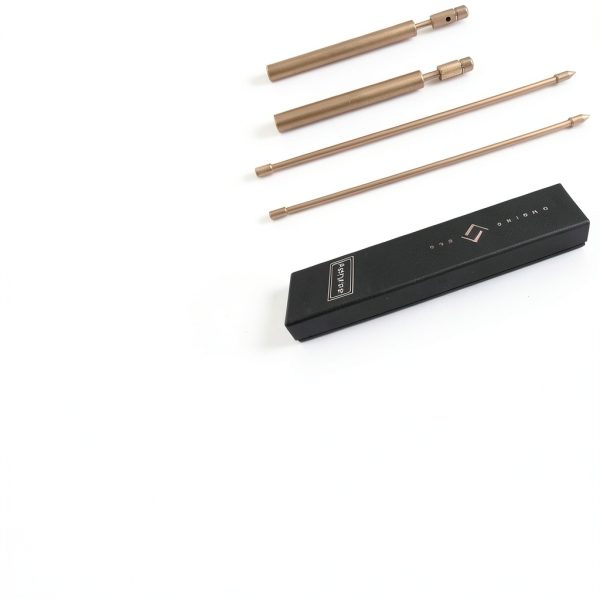 Agbyise Dowsing Rods 2PCS Copper Flexible Rotation Solid Brass Set-4