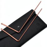 Biomag 99.9% Copper Dowsing Rods, 2Pcs Divining Rods with Gift Bag for Ghost Hunting, Water Divining, Finding Gold, Answering Questions-0