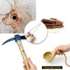 Copper Dowsing Rods Kit by Ywait2long with Amethyst Pendulum Board-3