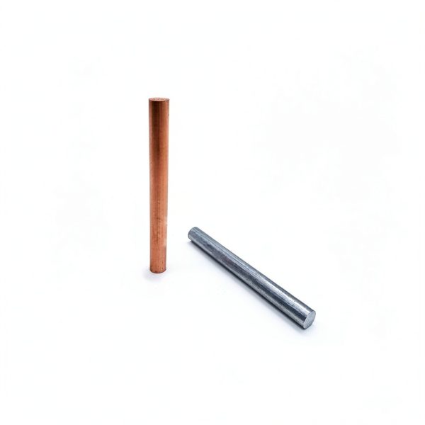 Pure Copper Zinc Rods Diameter 10mm Length 100mm Solid Copper Zinc Bar Bare Copper Cu Zinc Metal Rod for School Scientific Experiment Research Metal DIY Craft Hobbies-3