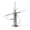 Lightning Rod CYANTEKOMS Copper Brass Kit for Roof Pole Top 1.7ft-4