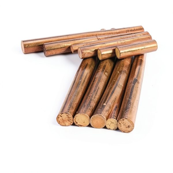 Therwen 10 Pcs Pure Copper Round Rod - 4" Length, 3mm Diameter-3