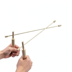 Agbyise Dowsing Rods 2PCS Copper Flexible Rotation Solid Brass Set-0