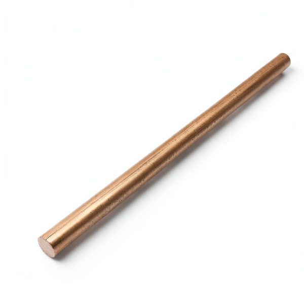 Pure copper round rod 10mm x 200mm Zorveiio Solid Metal Crafting Rod-2