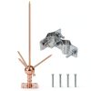 Lightning Rod CYANTEKOMS Copper Brass Kit for Roof Pole Top 1.7ft-0