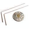 Copper Dowsing Rods Kit by Ywait2long with Amethyst Pendulum Board-4