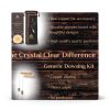 Copper Dowsing Rods Paranormic Hunting Kit 2 Rods Quartz Pendulum-5