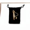 99.99% Copper Dowsing Rods - 2PCS Wooden Handle Dowsing Rods with Solid Brass Karnak Pendulum and Velvet Bag for Convenient Storage - for Searching Water, Gold, Minerals, Lost Things-3