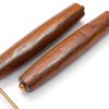 99.99% Copper Dowsing Rods - 2PCS Wooden Handle Dowsing Rods with Solid Brass Karnak Pendulum and Velvet Bag for Convenient Storage - for Searching Water, Gold, Minerals, Lost Things-6