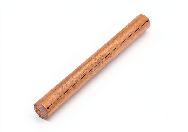 2PCS 10mm Pure Copper Rod by KOLAMOON – 99.9% Metal, 100mm Length-2